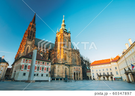 St. Vitus Cathedral Prague, Czech Republic. St. Vitus Cathedral Prague, Czech Republic. 60347897