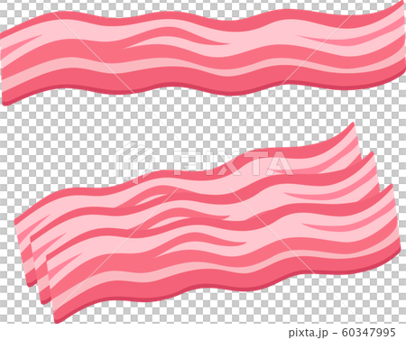 Bacon strips illustration 60347995