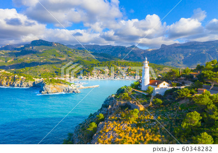 Beautiful harbour of Port de Soller, Majorca, Balearic Islands, Spain 60348282