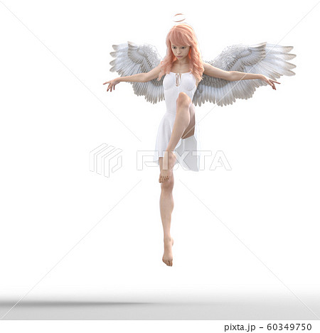 セクシーな天使 Perming 3dcgイラスト素材のイラスト素材