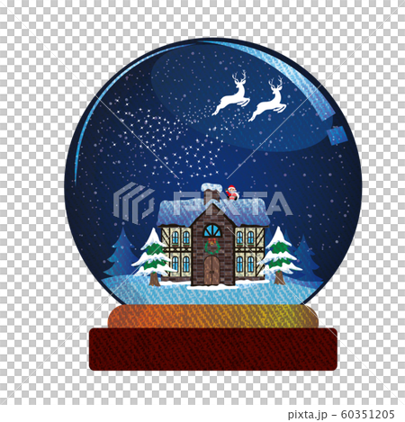 雪球與聖誕節形象的插圖| 雪球與聖誕節形象的插圖| 60351205