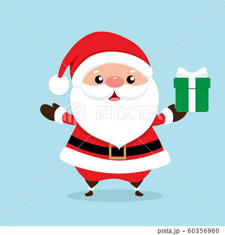 Christmas Greeting Card with Santa Claus, vector illustration. Christmas Greeting Card with Santa Claus, vector illustration. 60356960