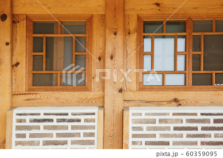 Traditional Korean style architecture, Hanok Village landscape 227 Traditional Korean style architecture, Hanok Village landscape 227 60359095