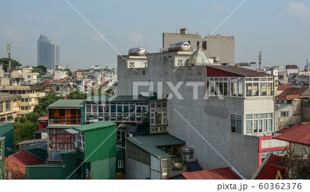 Aerial view of Old Quarter of Hanoi, Vietnam 60362376