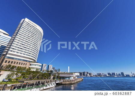 竹芝ふ頭と東京湾の風景 60362887