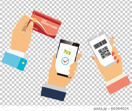 Cashless smartphone Smartphone payment QR payment Cashless payment 60364024