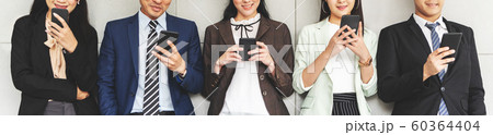 Cropped image of Group of Businesswomen and Cropped image of Group of Businesswomen and 60364404