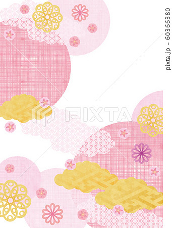 背景素材-桃の花柄1テク 背景素材-桃の花柄1テク 60366380