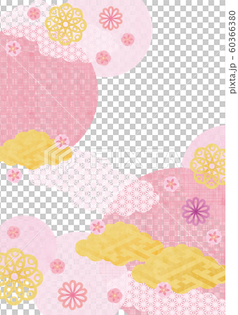 背景素材-桃の花柄1テク 背景素材-桃の花柄1テク 60366380