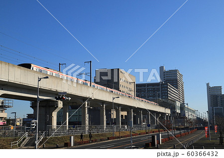 つくば市風景、つくばエクスプレス研究学園駅付近 つくば市風景、つくばエクスプレス研究学園駅付近 60366432
