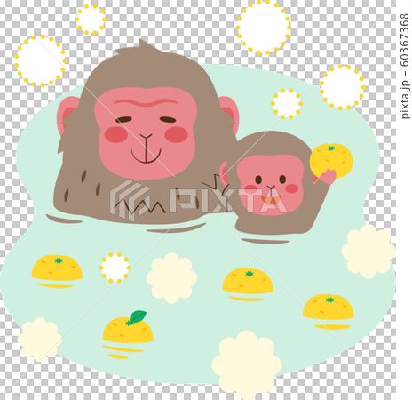 Monkey monkeys soaked in yuzu 60367368