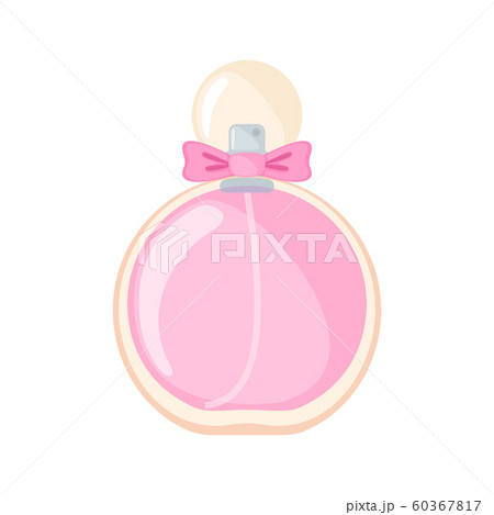 Perfume bottle icon in flat style isolated on white background. 60367817