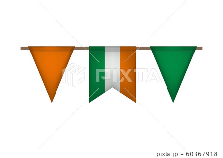 Ireland flag garland. 60367918