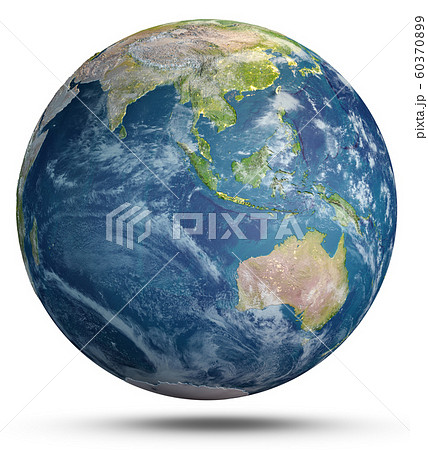 Planet Earth geography. 3d rendering 60370899