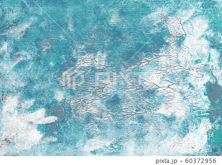 abstract textural background with gray and green paint lines with white divorces, furrows, inflows, coasts 60372956