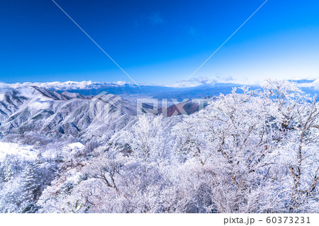《山梨県》霧氷の森・三つ峠 60373231