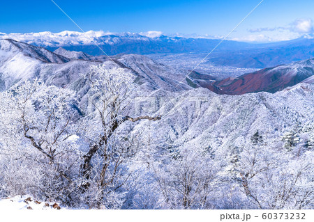 《山梨県》霧氷の森・三つ峠 60373232