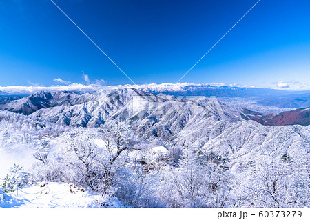 《山梨県》霧氷の森・三つ峠 60373279