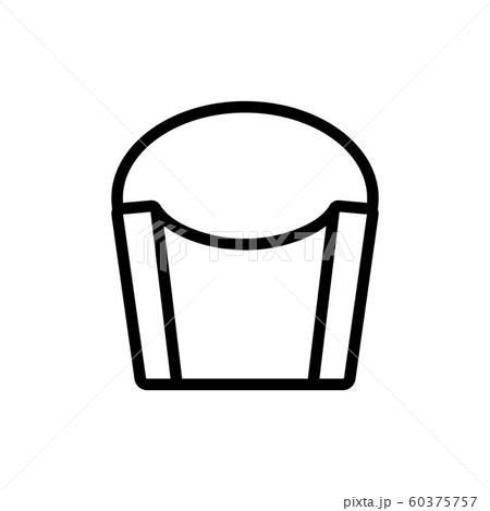 Packing for the potato icon vector. Isolated contour symbol illustration Packing for the potato icon vector. Isolated contour symbol illustration 60375757
