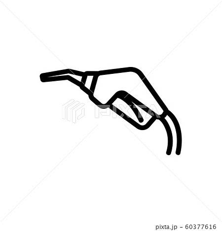 hose for gasoline icon vector. Isolated contour symbol illustration hose for gasoline icon vector. Isolated contour symbol illustration 60377616