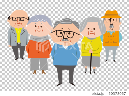 高齢者　複数 60378067