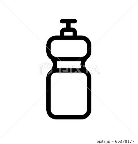 Sports bottle icon vector. Isolated contour symbol illustration Sports bottle icon vector. Isolated contour symbol illustration 60378177