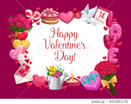 Valentines Day love holiday gifts and hearts Valentines Day love holiday gifts and hearts 60380178