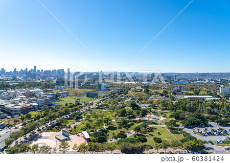台中　スカイライン　台湾　台中中央公園 60381424