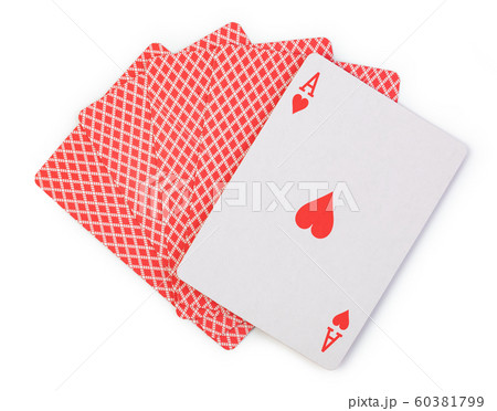 playing cards on white background playing cards on white background 60381799