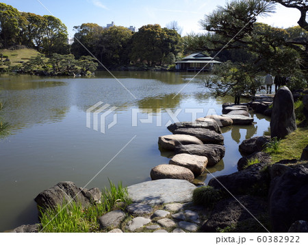 清澄庭園　磯渡り 60382922