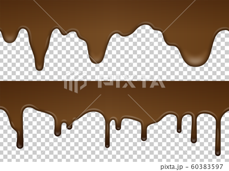 Chocolate Dripping Stock Illustration