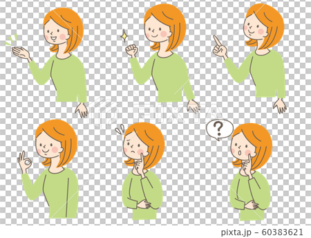 女性 表情 セット 女性 表情 セット 60383621