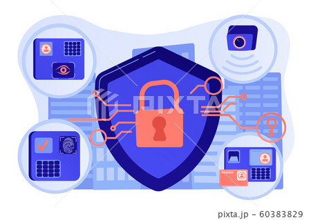 Access control system concept vector illustration 60383829