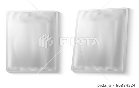 Foil packaging. Facial mask sachet plastic package 60384524