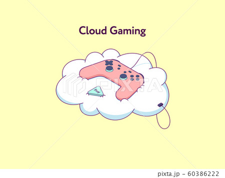 Cloud gaming platform that allows play by gamepad 60386222