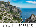 National park of Calanques captured from above 60388151