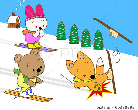 動物たちのスキー 60388995