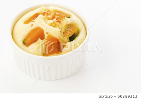 カボチャの蒸しケーキ カボチャの蒸しケーキ 60389313