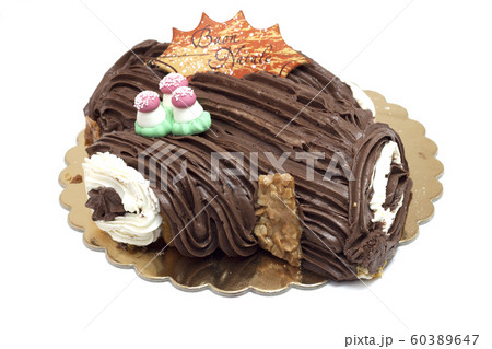 Christmas traditional sweet Christmas log Christmas traditional sweet Christmas log 60389647