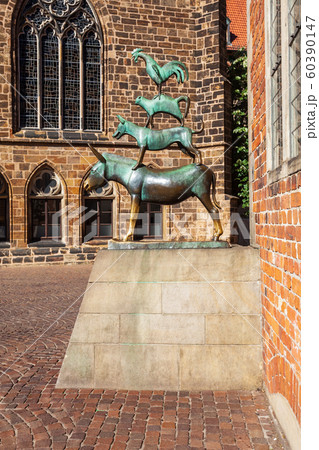 Bremen Town Musicians statue, Germany 60390147