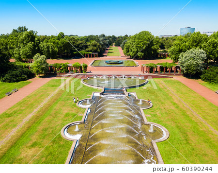 Nordpark public green area, Dusseldorf 60390244