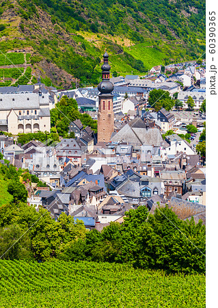 Cochem town aerial view, Germany 60390365