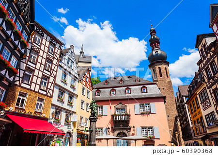 Central square in Cochem, Germany Central square in Cochem, Germany 60390368