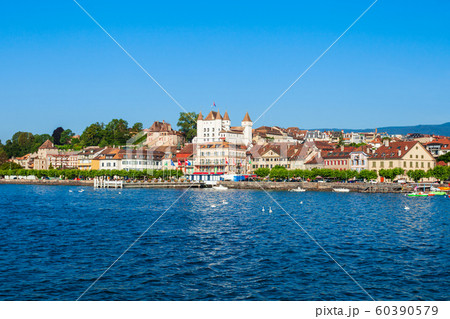 Nyon town on Lake Geneva Nyon town on Lake Geneva 60390579
