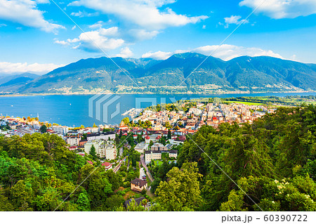 Locarno town on Lake Maggiore 60390722