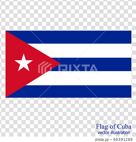Flag of Cuba. Vector illustration 60391289