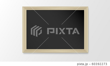 Chalkboard blank screen vector background 60392273
