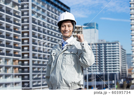 男性作業員　現場作業員 60395734