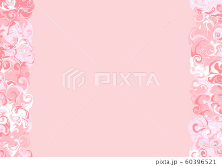 マーブル模様 背景 ピンクのイラスト素材