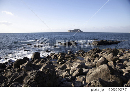 済州島 虎島 空 60399277